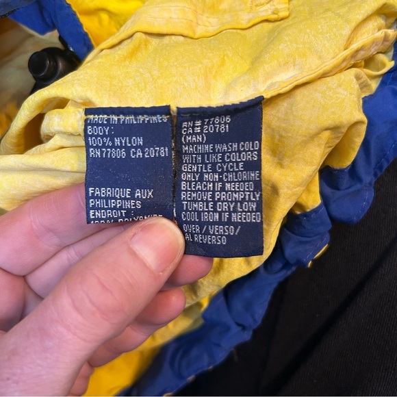 Vintage Yellow Windbreaker Jacket - Picture 7 of 9